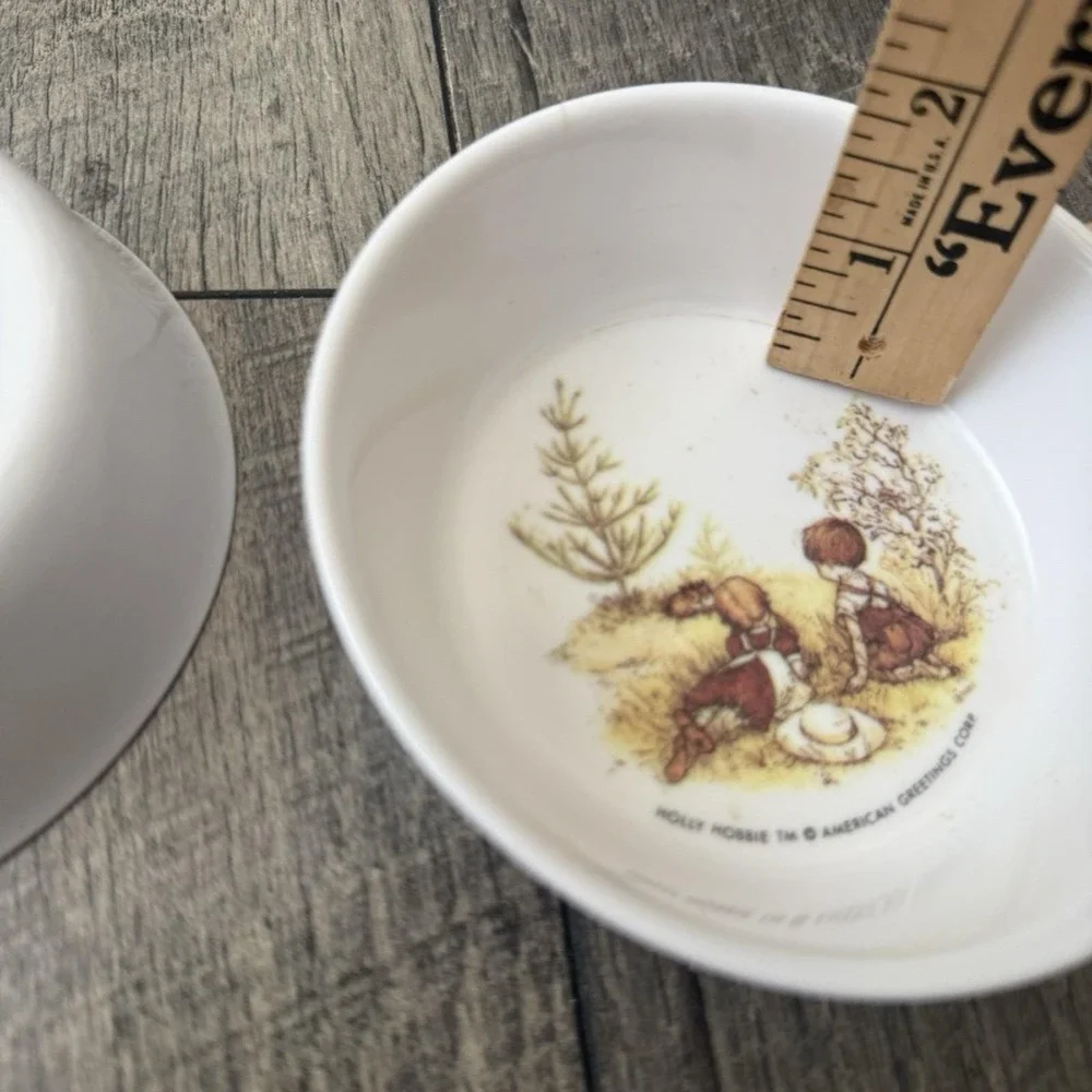 VTG 1970s Holly Hobbie Oneida Deluxe Set of 3 Melamine Bowls American Greetings